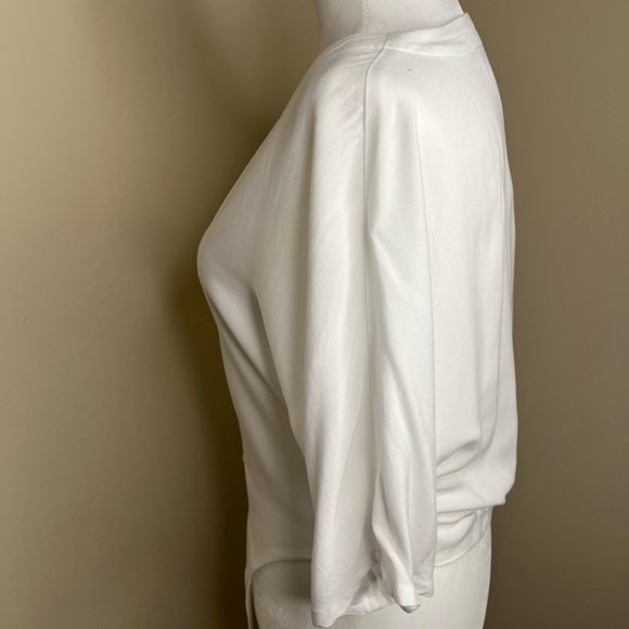 Abercrombie Women's White Button-Down Top Tie Front XS - Picture 12 of 15